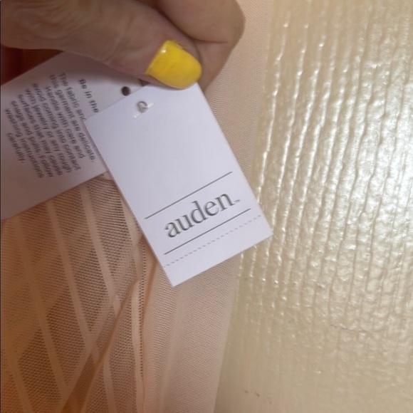 Auden Peach Chemise with Flowy Silhouette - Picture 4 of 7